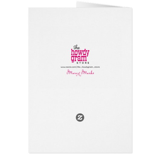 母おもしろいのデイカード「ザ・ビーターをなめる」 (裏面)