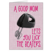 母おもしろいのデイカード「ザ・ビーターをなめる」 (正面)