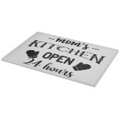 母おもしろいの台所24時間営業 カッティングボード (角)