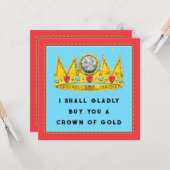 母おもしろいの日のカード カード (正面/裏面インサイチュ)