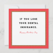 母おもしろいの日のカード カード (裏面)