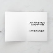 母おもしろいの日のカード：娘 カード (内部)