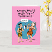 母おもしろいの日のカード：娘 カード (黄色い花)