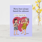 母おもしろいの日のカード：電頭が切れる話 カード (黄色い花)