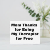 母おもしろいの日のグリーティングカード ポストカード (スタンド正面)