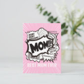 母おもしろいの日のサンキューカード ポストカード (スタンド正面)