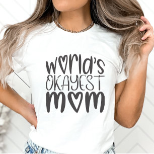 母おもしろいの日のシャツ、世界で最も大きい母 Tシャツ