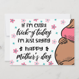 母おもしろいの日のベビーバンプから母の日 シーズンカード