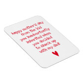 母おもしろいの日のボーナス母引用文 マグネット (右側)