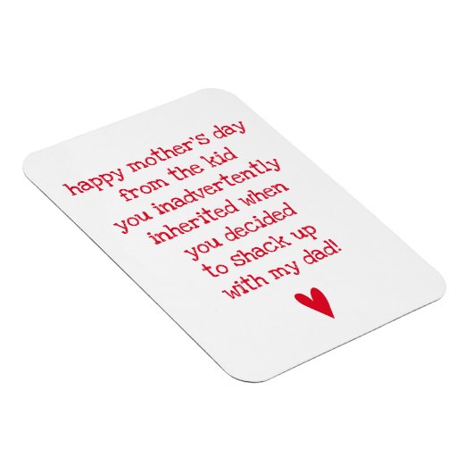 母おもしろいの日のボーナス母引用文 マグネット (右側)