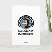 母おもしろいの日の挨拶 カード (裏面)