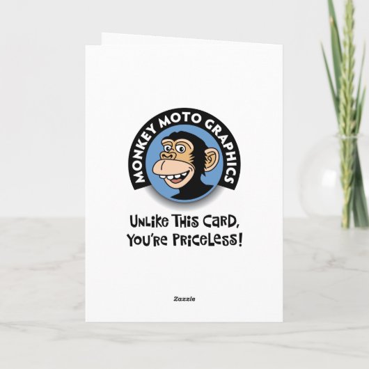 母おもしろいの日の挨拶 カード (裏面)