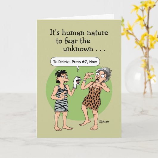 母おもしろいの日の挨拶 カード (黄色い花)