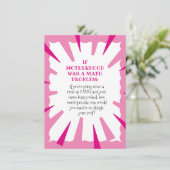 母おもしろいの日の数学の問題カード (スタンド正面)