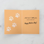 母おもしろいの日の猫から – 私はあなたを所有 カード (内部)