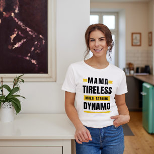 母おもしろいの日の疲れ無き数々の仕事場 Tシャツ
