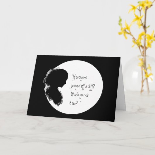 母おもしろいの日の聖句ママのためのモミズム カード (黄色い花)