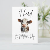 母おもしろいの日の贈り物 サンキューカード (スタンド正面)