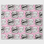 母おもしろいの日サンキューカード ラッピングペーパー (フラット)