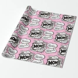 母おもしろいの日サンキューカード ラッピングペーパー