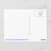 母おもしろいの日デザイン ポストカード (裏面)