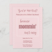 母おもしろいの日ブランチ 招待状 (正面/裏面)