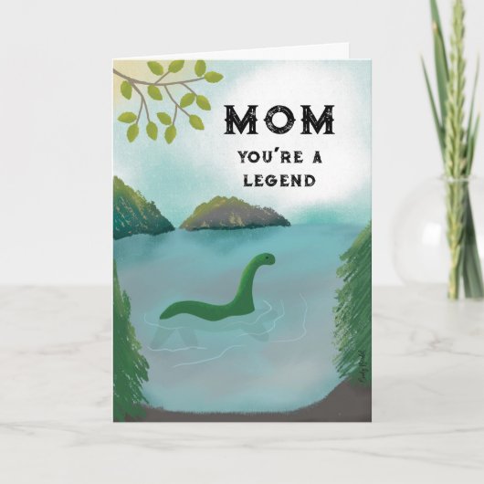 母おもしろいの日ロクネス カード (正面)