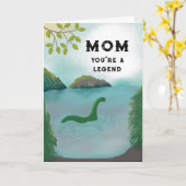 母おもしろいの日ロクネス カード (黄色い花)