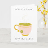 母おもしろいの日札 カード (黄色い花)