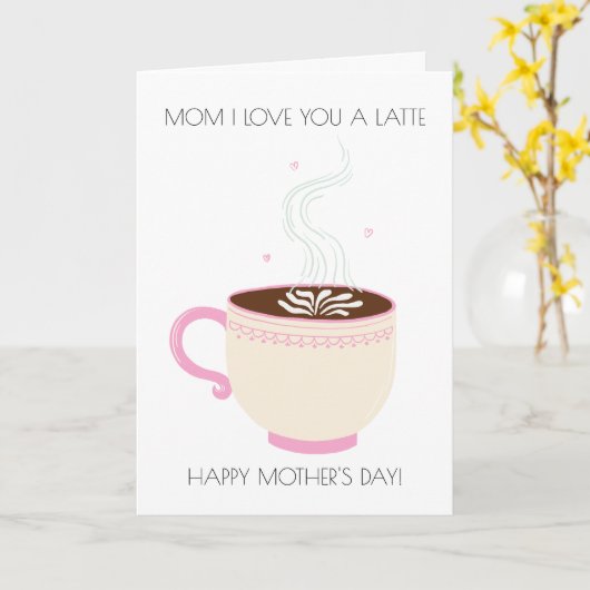 母おもしろいの日札 カード (黄色い花)