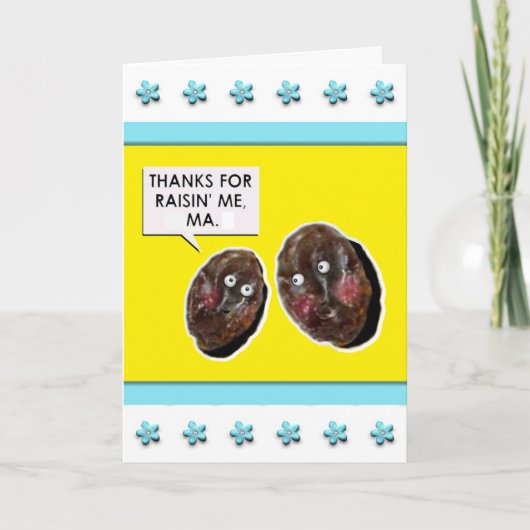 母おもしろいの日札 カード (正面)