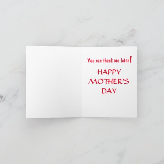 母おもしろいの日 カード (内部)