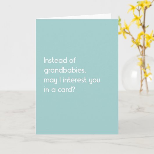 母おもしろいの日 カード (黄色い花)