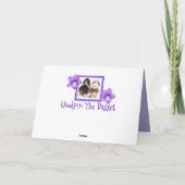 「母おもしろいの日」カードW/Basset Hound Puppy カード (裏面)