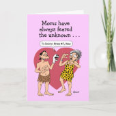 母おもしろいの日：息子から カード (正面)