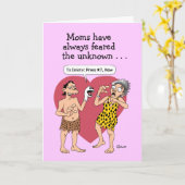 母おもしろいの日：息子から カード (黄色い花)