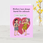 母おもしろいの日：頭が切れる電話 カード (黄色い花)