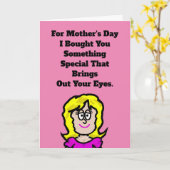 母おもしろいの日COVID-19カード カード (黄色い花)