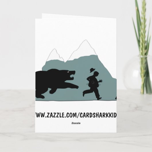 母おもしろいの誕生日 カード (裏面)