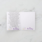 母おもしろいの誕生日 カード (内部)