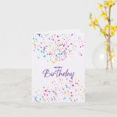 母おもしろいの誕生日 カード (黄色い花)