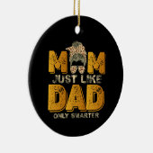 母おもしろいはパパのみ頭が切れるヴィンテージ セラミックオーナメント (右)