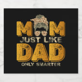 母おもしろいはパパのみ頭が切れるヴィンテージ ビールラベル (シングルラベル)