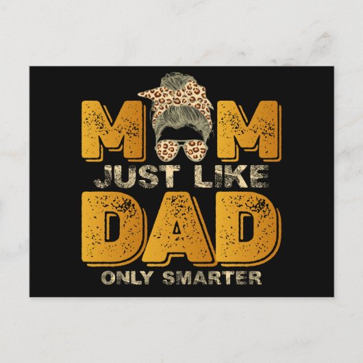 母おもしろいはパパのみ頭が切れるヴィンテージ ポストカード (正面)