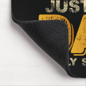 母おもしろいはパパのみ頭が切れるヴィンテージ マウスパッド (コーナー)