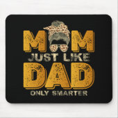 母おもしろいはパパのみ頭が切れるヴィンテージ マウスパッド (正面)