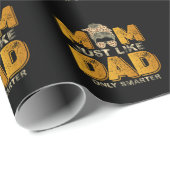 母おもしろいはパパのみ頭が切れるヴィンテージ ラッピングペーパー (ロールコーナー)