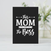 母おもしろいはボス母の日 カード (スタンド正面)