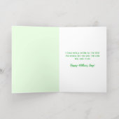 母おもしろいは正しかった、ピギー銀行の母の日金ゴールド 箔シーズンカード (内側レイダウン)