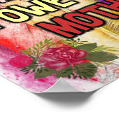 母おもしろいへの贈り物 |おもしろい引用文からママ | ポスター (角)